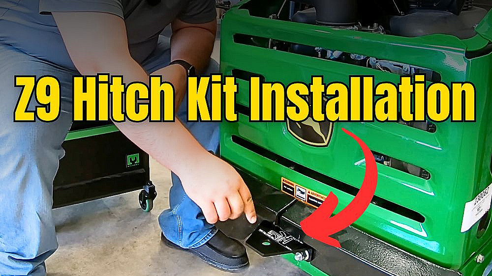 Learning Center How to Install Hitch Kit on a John Deere Z9 ZeroTurn Mower